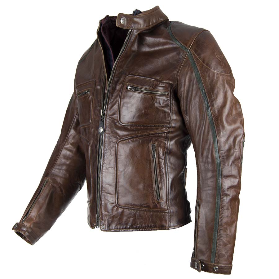 Chaquetas piel de Moto para hombre