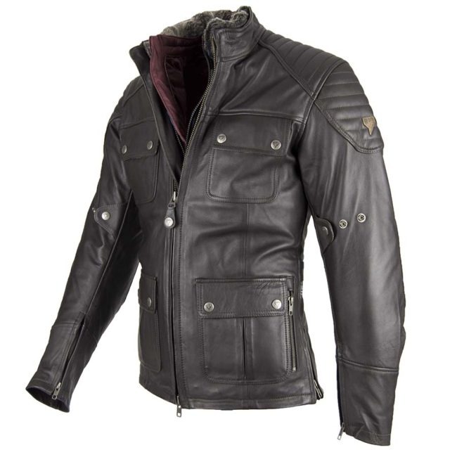 Chaqueta moto invierno cafe racer hombre legend II man frente