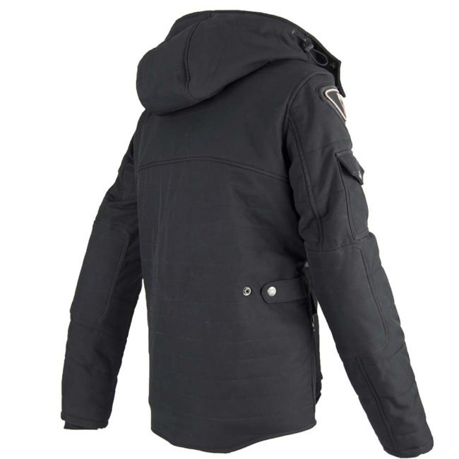 Chaqueta moto invierno cafe-racer-hombre urban iii man espalda negro