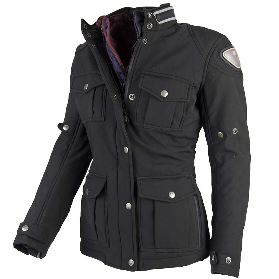 cazadora de invierno de mujer para moto, chaqueta de invierno de moto