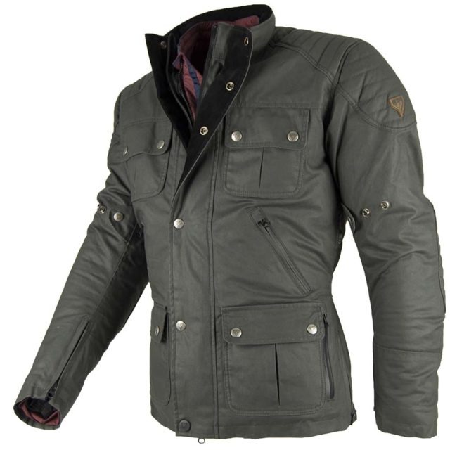 Chaqueta moto invierno vintage modelo london